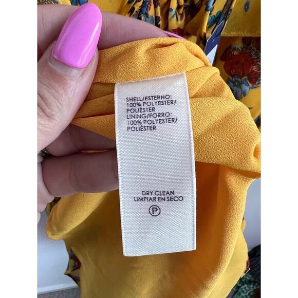 NWT Rebecca Minkoff Marla Tiered Ruffle Floral Print Mini Dress Women's Sz Small - Picture 12 of 12